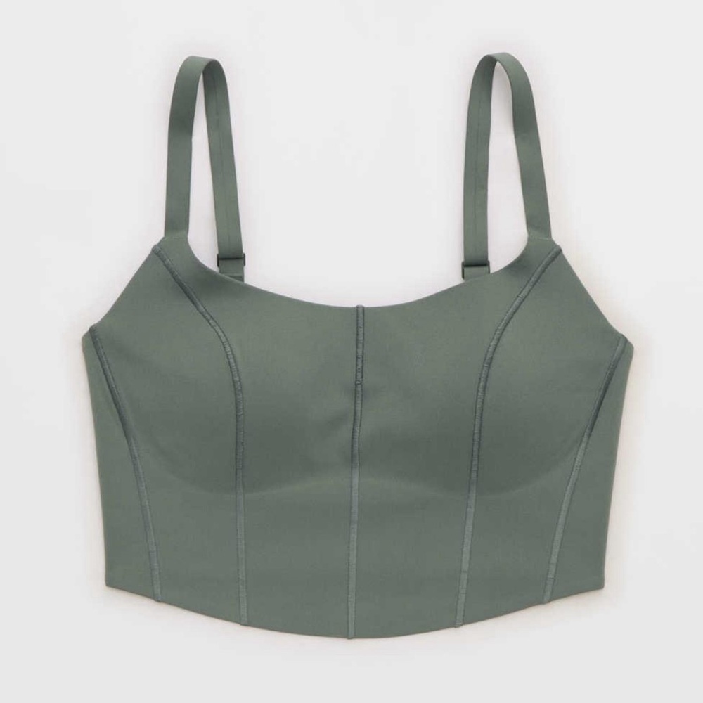 OFFLINE By Aerie Real Me Hold Up! Corset Sports Bra